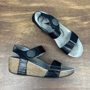 Abeo Sandals Una B.I.O. System Leather Platform Wedge Size 10 N